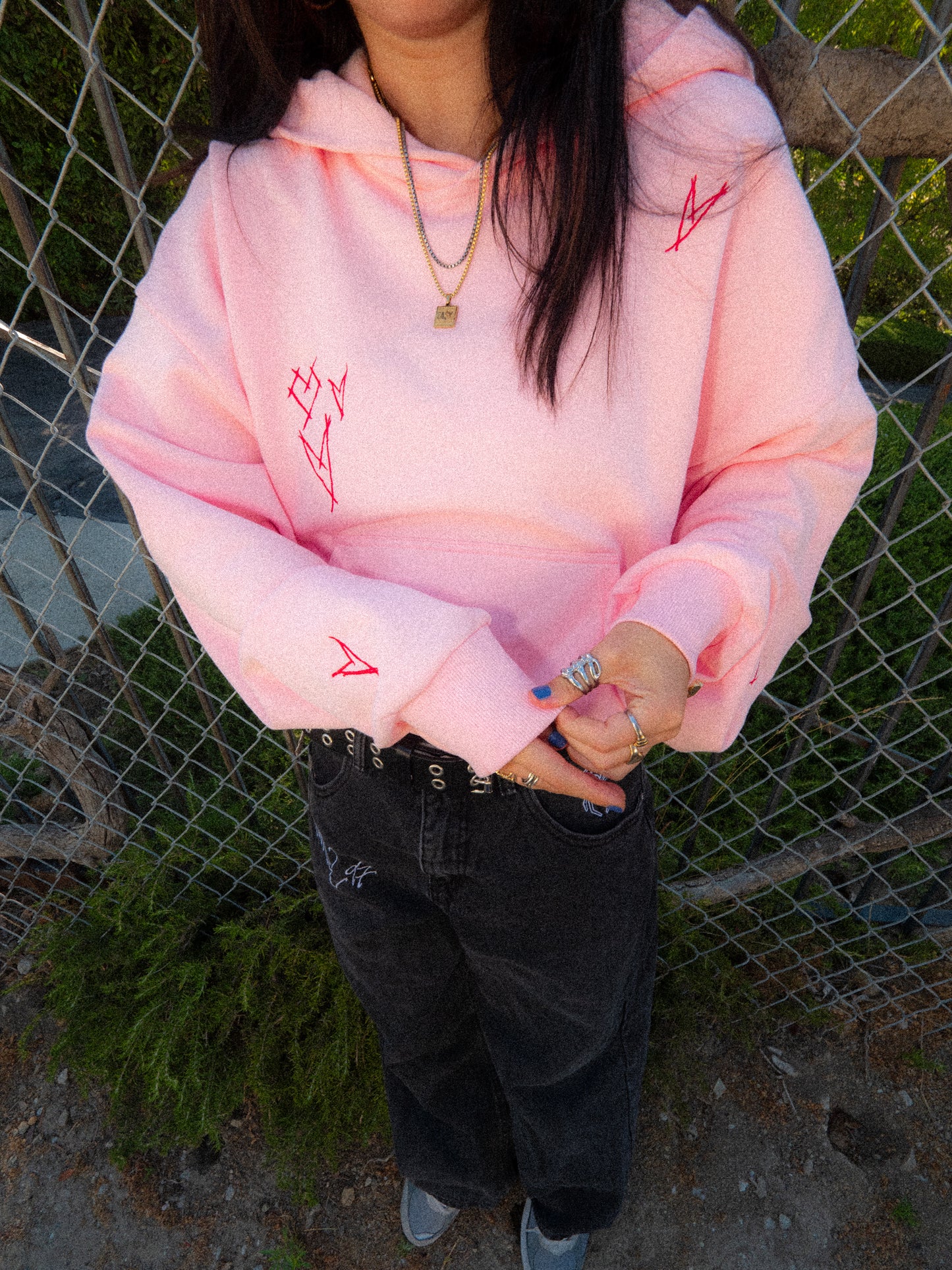 Pink Hoodie